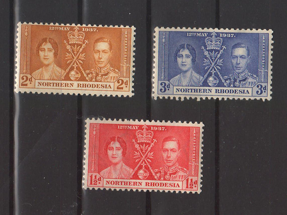 Northern Rhodesia 1937 Coronation Issue cv. 1,35$ (TIP A)