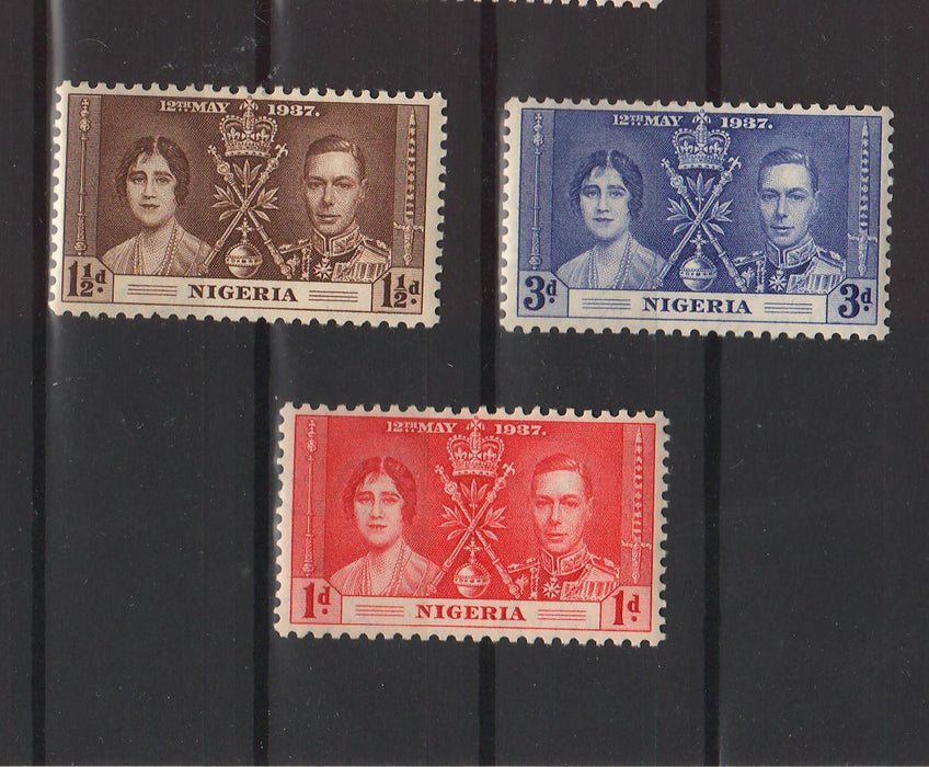Nigeria 1937 Coronation Issue cv. 6,50$ (TIP A)