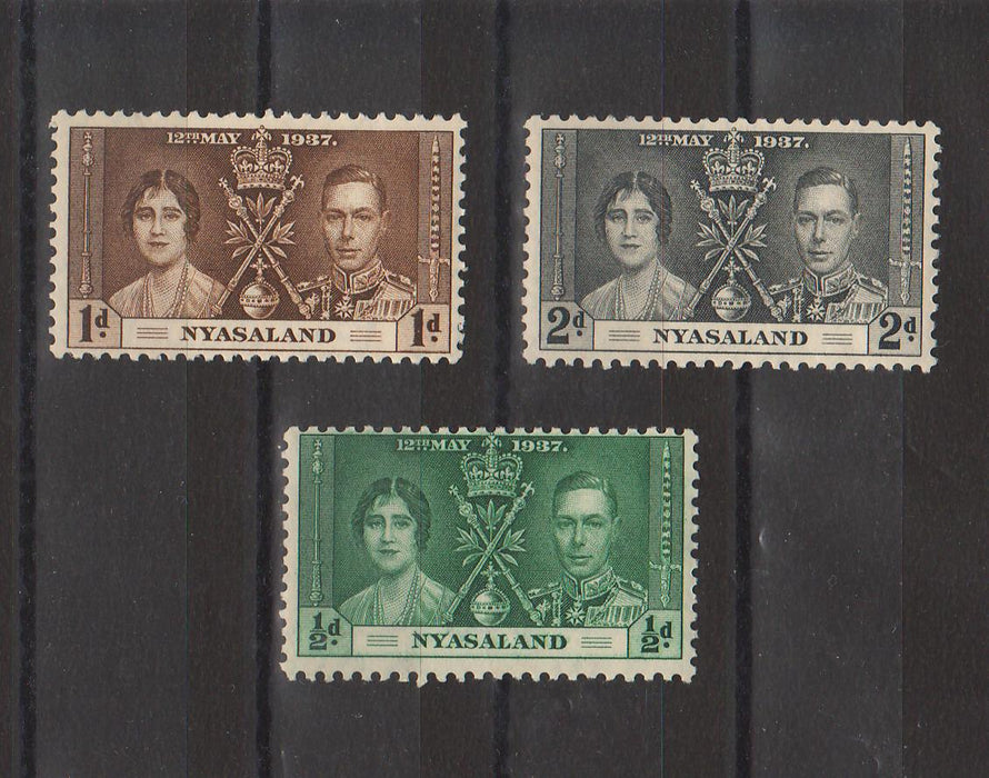 Nyasaland 1937 Coronation Issue cv. 1,75$ (TIP A)