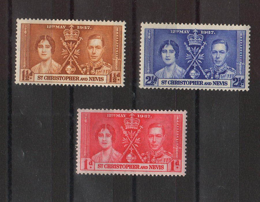 St. Christofor & Nevis 1937 Coronation Issue cv. 10,00$ (TIP A)