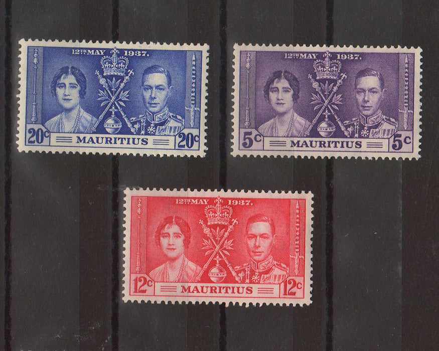 Mauritius 1937 Coronation Issue cv. 3,25$ (TIP A)
