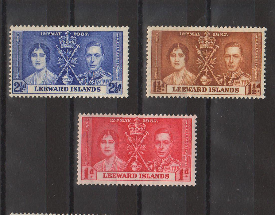 Leward Islands 1937 Coronation Issue cv. 2,75$ (TIP A)