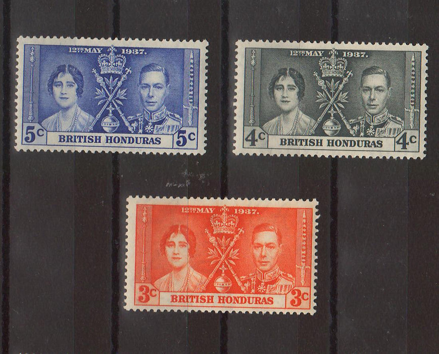 British Honduras 1937 Coronation Issue cv. 2,00$ (TIP A)