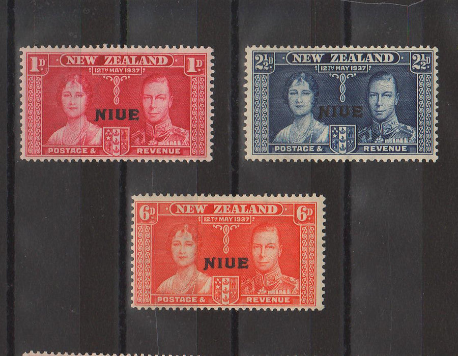 Niue 1937 Coronation Issue cv. 1,25$ (TIP A)