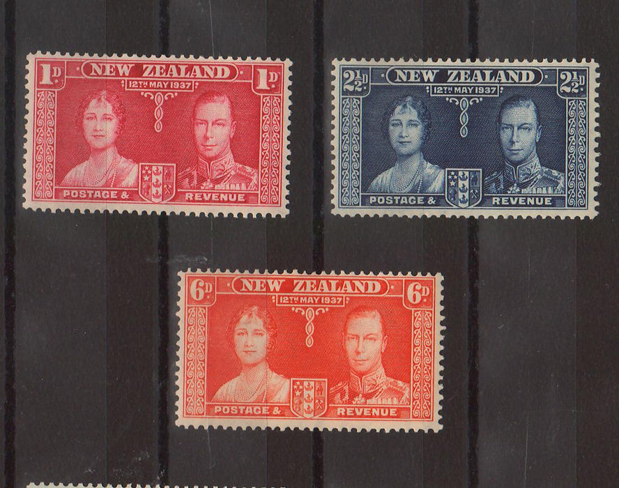 New Zealand 1937 Coronation Issue cv. 2,25$ (TIP A)