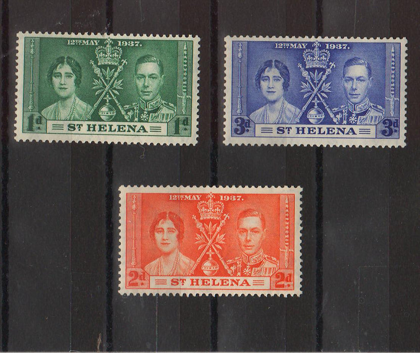 St. Helena 1937 Coronation Issue cv. 2,25$ (TIP A)