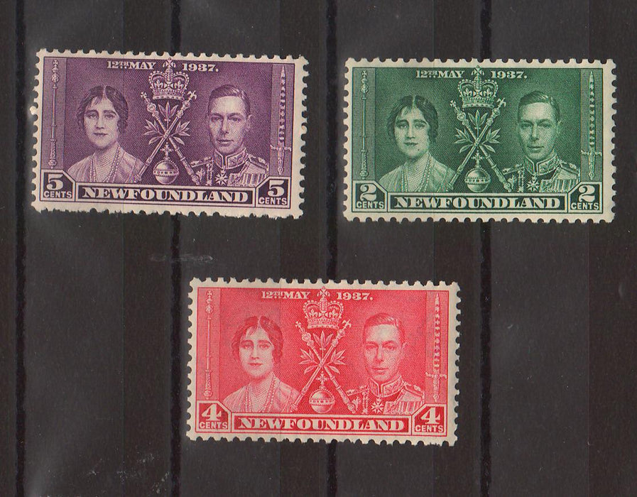 Newfoundland 1937 Coronation Issue cv. 9,75$ (TIP A)