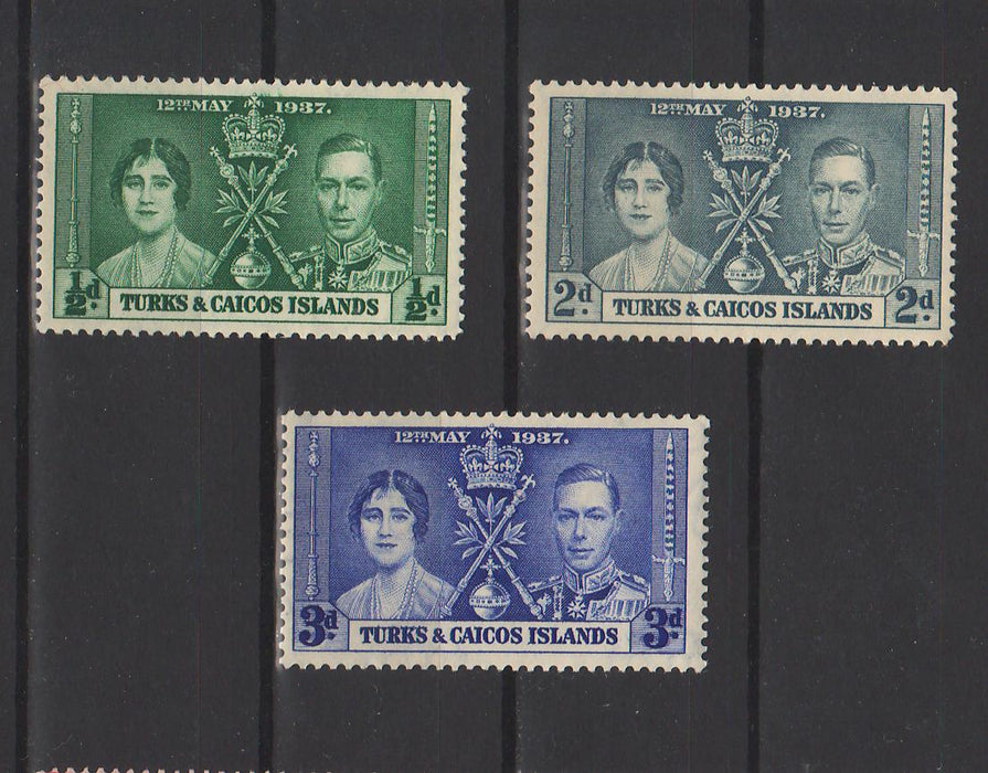 Turks & Caicos Islands 1937 Coronation Issue cv. 2,50$ (TIP A)