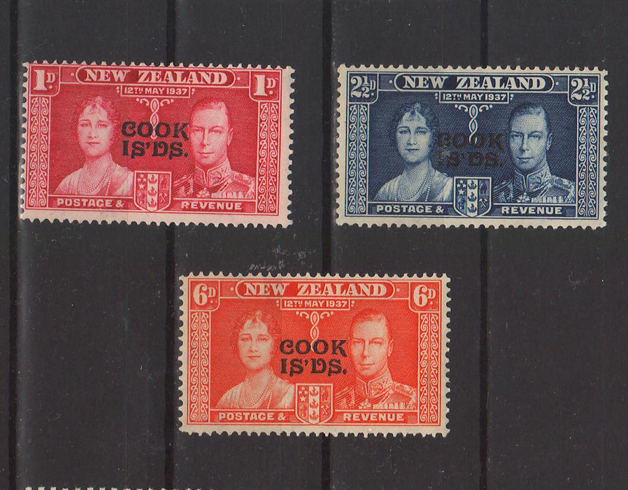 Cook Islands 1937 Coronation Issue cv. 2,50$ (TIP A)