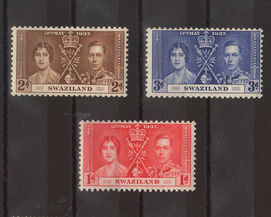 Swaziland 1937 Coronation Issue cv. 1,75$ (TIP A)