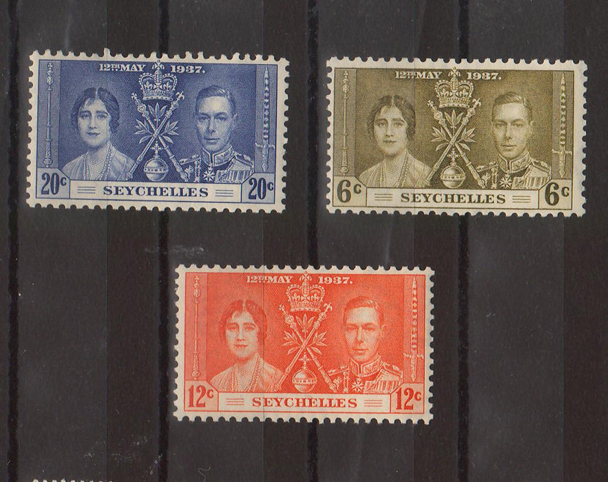 Seychelles 1937 Coronation Issue cv. 2,00$ (TIP A)