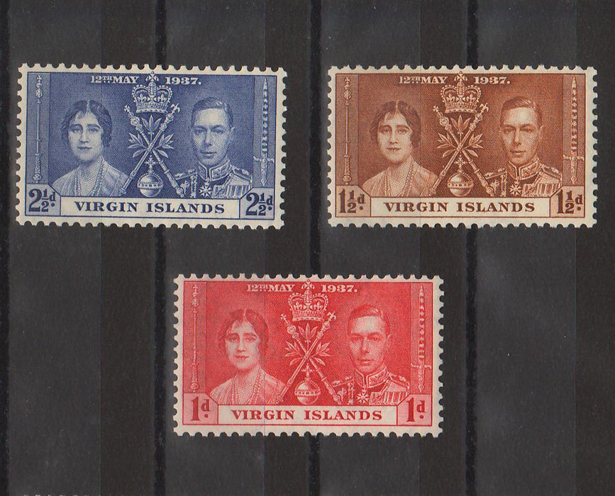 Virgin Islands 1937 Coronation Issue cv. 2,00$ (TIP A)
