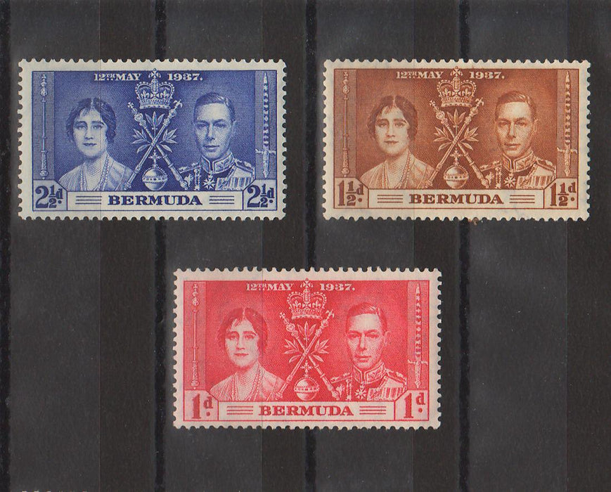 Bermuda 1937 Coronation Issue cv. 1,75$ (TIP A)