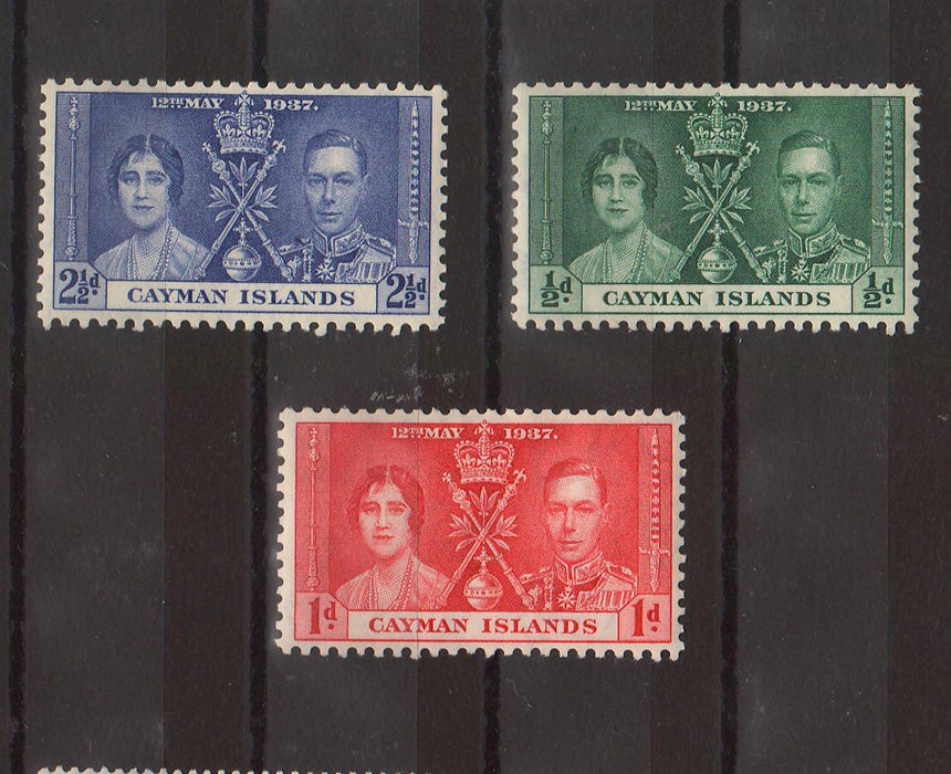 Cayman Islands 1937 Coronation Issue cv. 2,25$ (TIP A)
