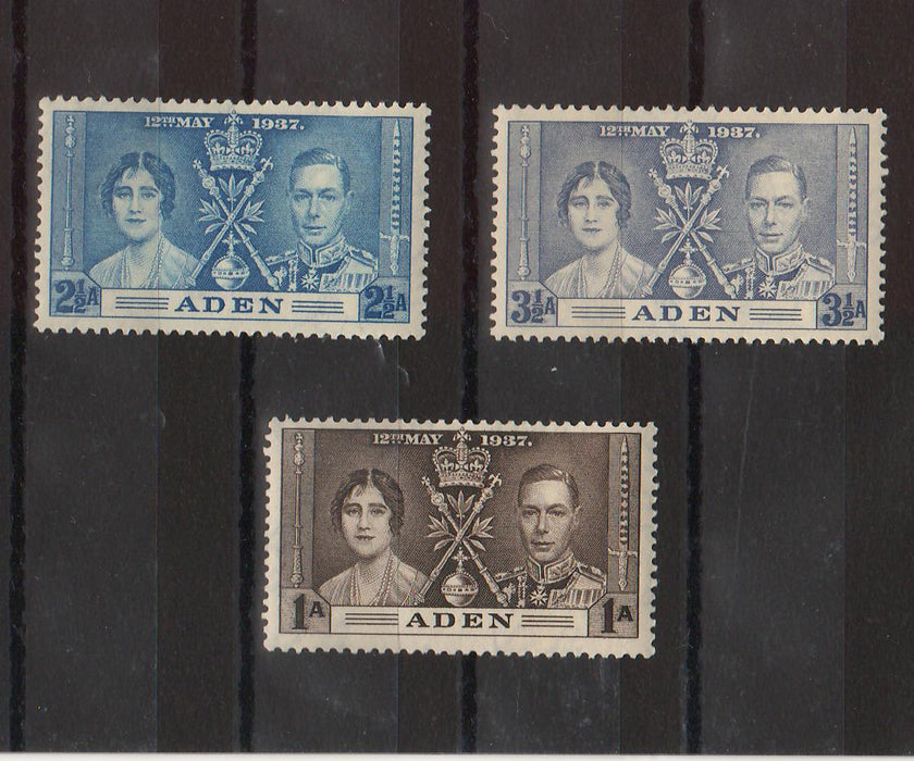 Aden 1937 Coronation Issue cv. 2,00$ (TIP A)