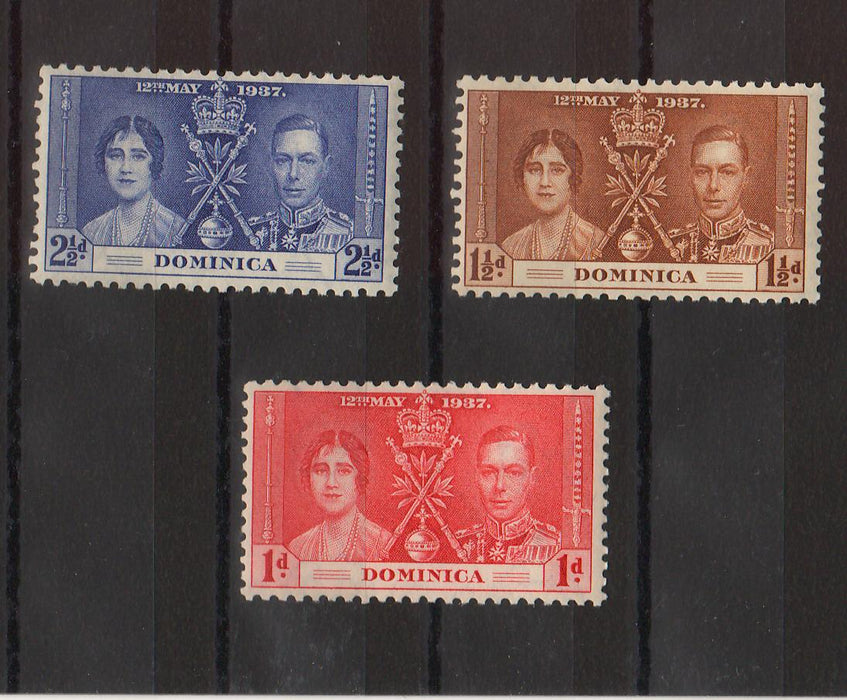 Dominica 1937 Coronation Issue cv. 1,50$ (TIP A)