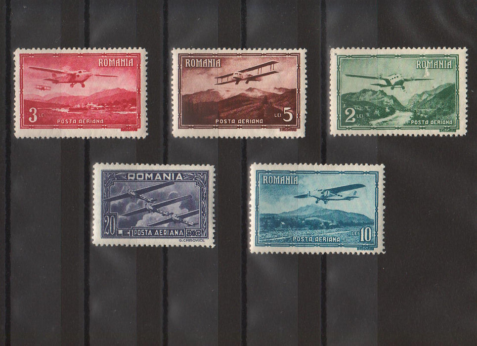 Romania 1931 Vederi - Posta aeriana (TIP D)