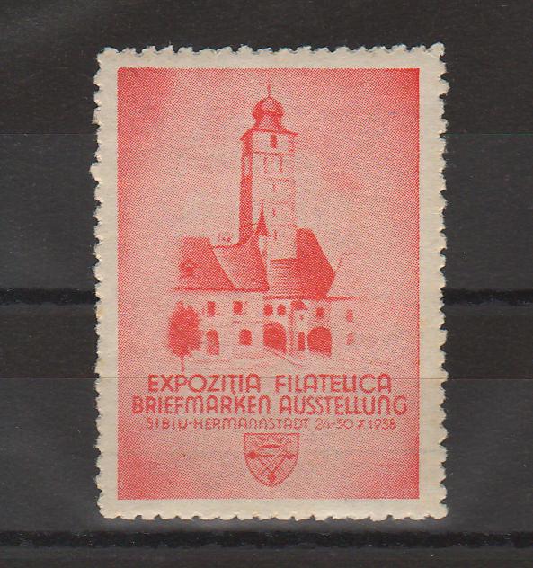 Romania 1936 Expozitia filatelica Sibiu (TIP A)