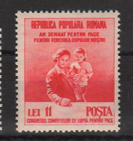 Romania 1950 Lupta pentru pace (TIP A)