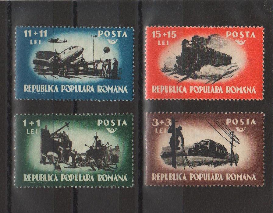 Romania 1948 Munca in comunicatii (TIP A)