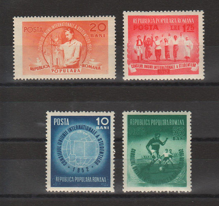 Romania 1952 Uniunea Internationala a Studentilor (TIP A)