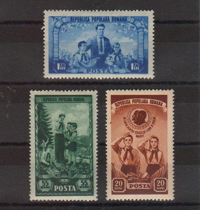 Romania 1952 A III-a aniversare a Organizatiei de pionieri (TIP A)