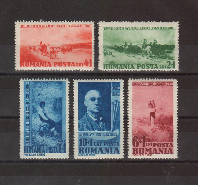 Romania 1938 Centenarul Nicolae Grigorescu (TIP C)