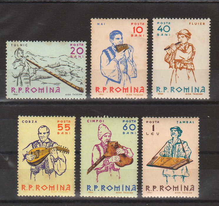 Romania 1961 Instrumente muzicale (TIP A)