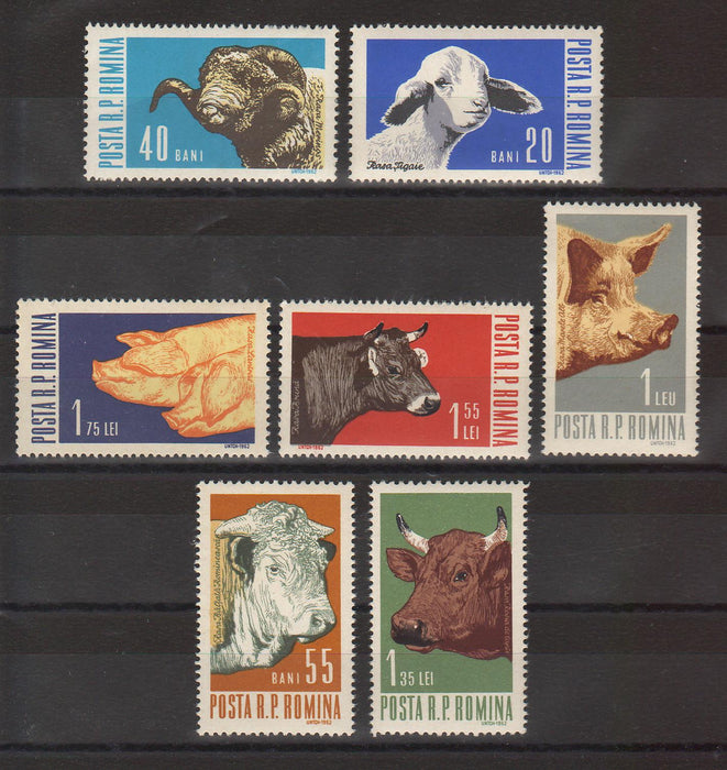 Romania 1962 Animale de rasa (TIP A)